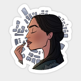 Lipstick Omera Sticker